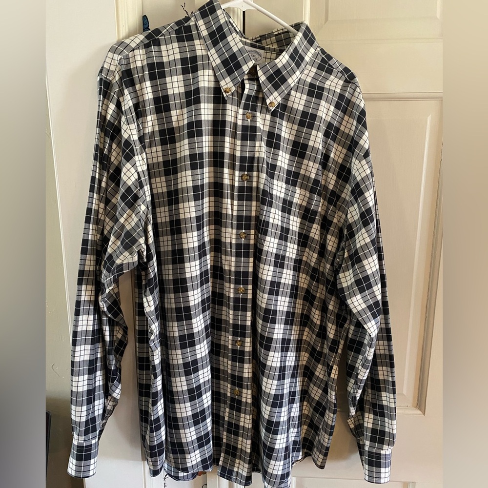 Men’s Plaid Brooks Brothers Regent Shirt